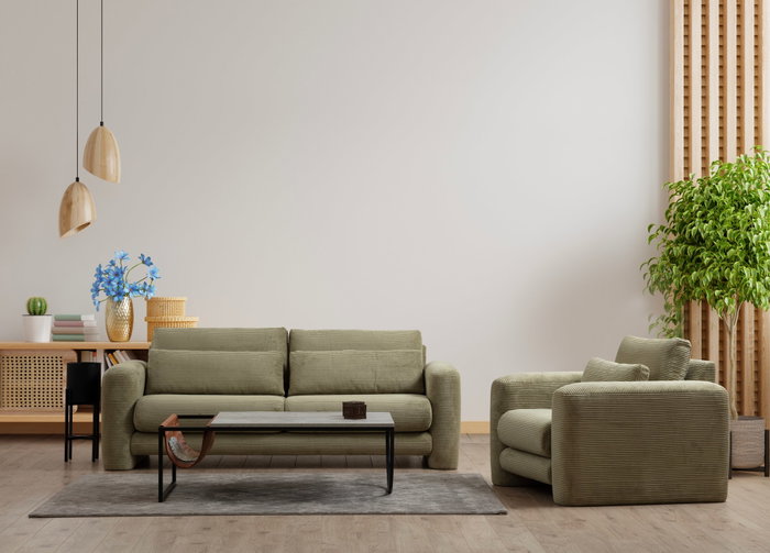Atelier Del Sofa Lily Green - Sofá de 2 plazas Atelier Del Sofa Lily Green - Sofá de 2 plazas